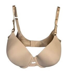 Warners nude minimalist adjustable strap full coverage bra 36DD